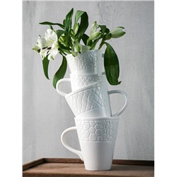 Кружка Magistro Argos, 300 мл, фарфор, белая