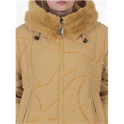 8901 SANDY Пальто зимнее женское (верблюжья шерсть, 120 гр. холлофайбер)