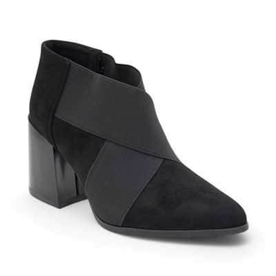 Полуботинки на каблуке Е5782-6 черные