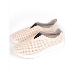 03-YD19-2D LT. PINK Полуботинки спортивные женские (натуральная кожа)