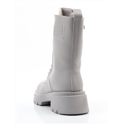 04-PAX86-5Z LT. GRAY Ботинки зимние женские (натуральная кожа, 100% шерсть)