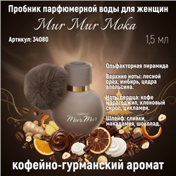 Пробник парфюмерной воды для женщин Mur Mur Moka