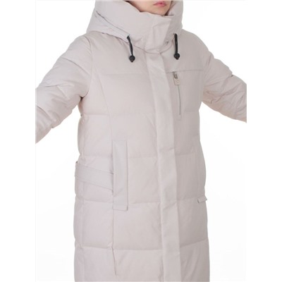 8321 LT. BEIGE Пальто зимнее женское (200 гр. холлофайбер)