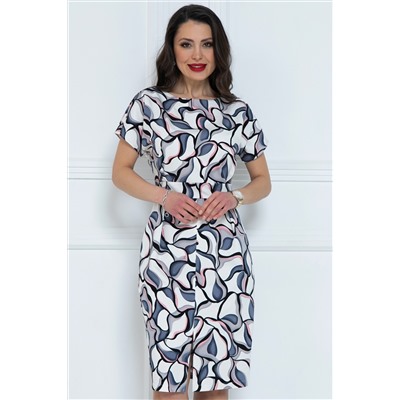 Платье миди с разрезом