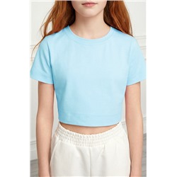 Укороченная футболка для девочки Happyfox