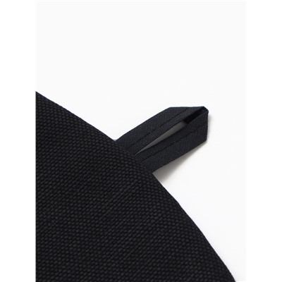 Грелка на чайник «Этель» Home collection, 28×28 см, 45% лён, 55% хлопок, чёрная