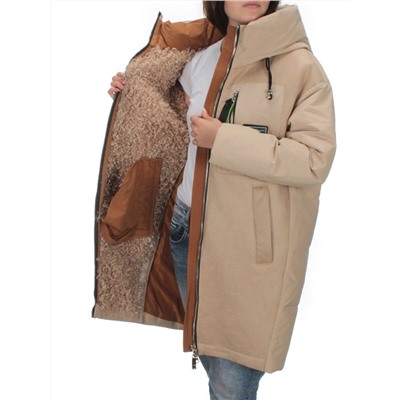 C1062 BEIGE Куртка зимняя женская (200 гр. холлофайбера)