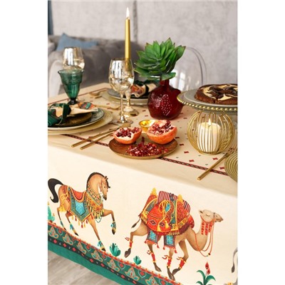 Кухонный набор «Этель. Нью-Дели»: скатерть 110×145±3 см, салф. 40×40 см-4 шт., 100% хлопок