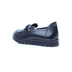 03-5913 BLACK Полуботинки женские (натуральная кожа)