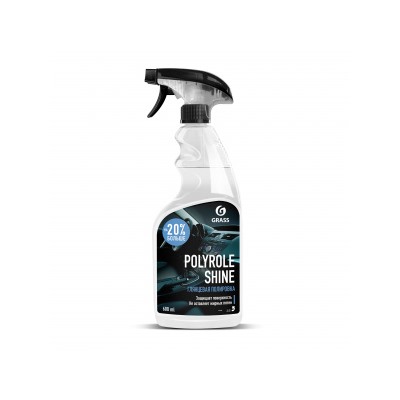 Глянцевый полироль для кожи, резины и пластика "Polyrole Shine" 600мл.