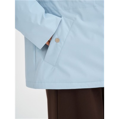 Плащ женский голубой