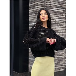 Джемпер SLIM, Черный