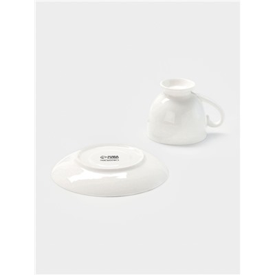 Чайная пара Magisto English tea party, 220 мл, фарфор, белая