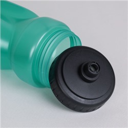 Бутылка для воды ZEON WB105 для активных видов спорта, пищевой hi-quality LDPE,  750ML цвет GREEN/уп100