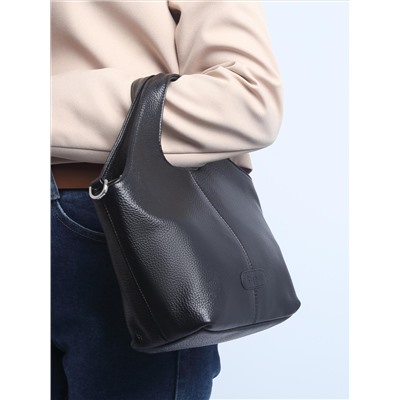 Женская кожаная сумка Richet 3235LN 376 Черный