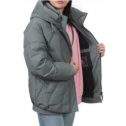 8887 GRAY Куртка зимняя женская (холлофайбер 200 гр.)