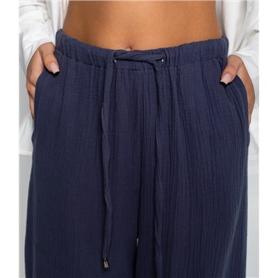 Брюки #ОКТ095004, серо-синий