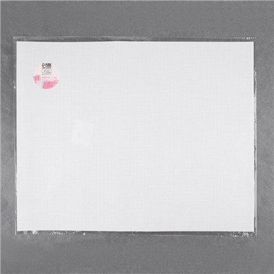 Канва для вышивания №14, пластиковая, 50×40 см, белая