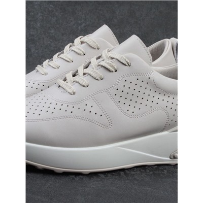 03-23F-2 BEIGE Кроссовки женские (натуральная кожа)