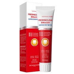BIOAQUA Pure white Отбеливающая зубная паста с экстрактом клюквы, 120 г