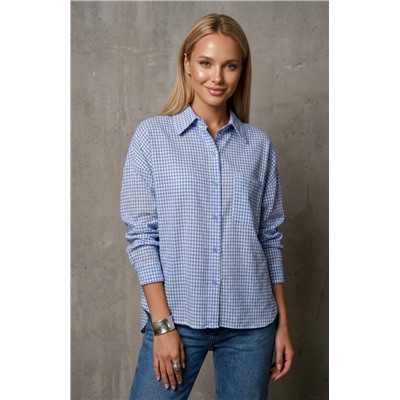 Рубашка OVER SIZE в клетку