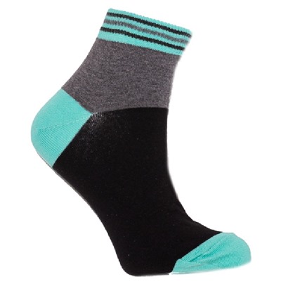 Носки Socks 224 черн-бирюза