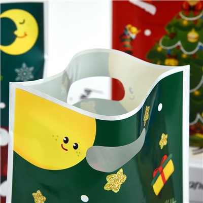 Набор подарочных пакетов 50 штук 25*16 см. Микс рисунков