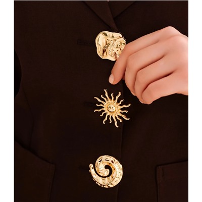 Жакет #КТ8067, шоколадный