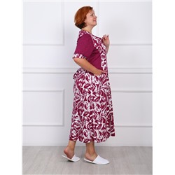 Равшана - халат бордо