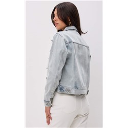 Куртка джинс F412-1225 l.blue