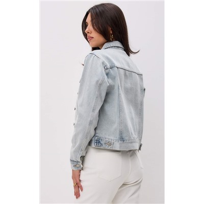 Куртка джинс F412-1225 l.blue