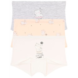 5876 Трусы шорты для девочек многоцвет (BAYKAR)