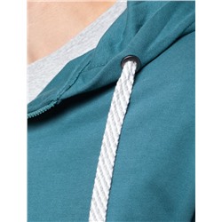 Худи из премиального футера на молнии