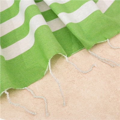 Полотенце пляжное «Этель. Персия», 90×170 см, 150 г/м², зелёное