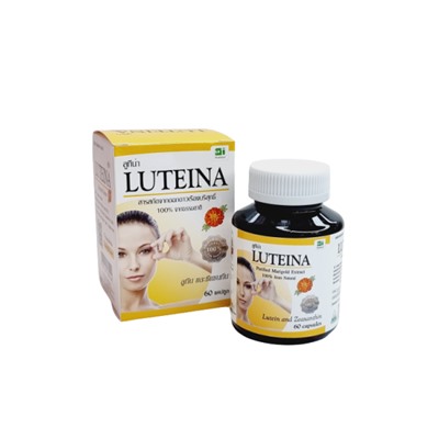 Витамины для поддержания зрения от Luteina Marigold Flower Extract 60 Capsules