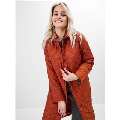 Плащ женский терракот