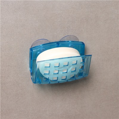 Мыльница настенная на присосках Bath Collection, 9.5×5×6 см, МИКС