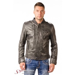 Куртка кожаная KREZZ M150 grey