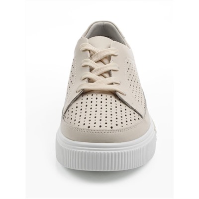 03-C322-2A BEIGE Полуботинки летние женские (натуральная кожа)