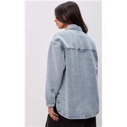 Куртка джинс F412-1249 l.blue