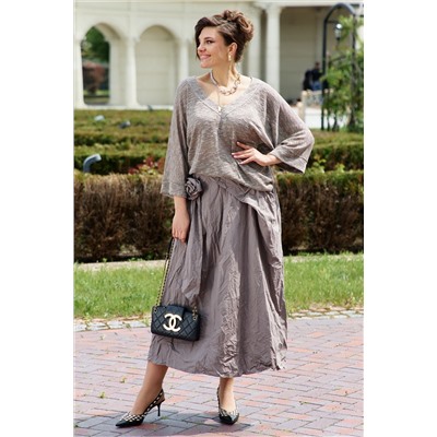 Блуза, юбка Vittoria Queen 25803 капучино