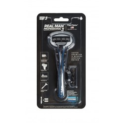 Мужская бритва TopTech Razor 3, США. Совместима с Gillette Mach3*. 1 бритва + 2 сменные кассеты