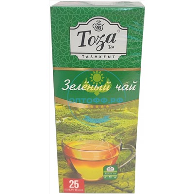 Чай Тоза зеленый 25 пакетиков (кор*24)