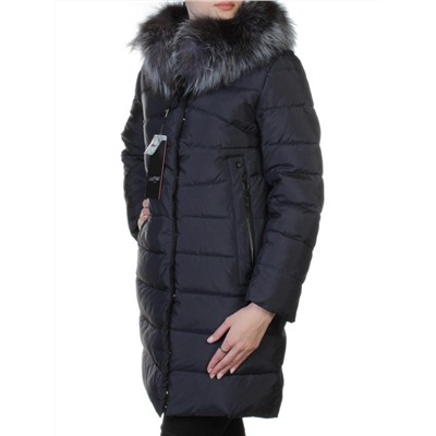 77070-1 Пальто с мехом чернобурки SkinnWille