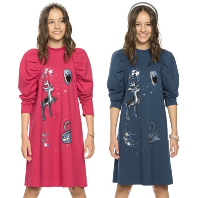 GFDJ4263 платье для девочек (1 шт в кор.)