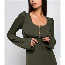 Платье #БШ2804, хаки