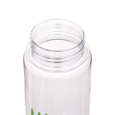 Бутылка для воды My bottle, 500 мл, 19.5×6 см, чехол в комплекте, салатовая