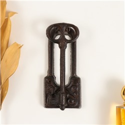Дверной молоток чугун «Прямой ключ», 13×5.5×3 см