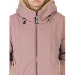M-9085 PINK POWDER Куртка зимняя женская (верблюжья шерсть, 120 гр. холлофайбер)