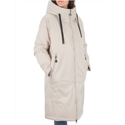 2392 LT. BEIGE Пальто зимнее женское (200 гр. холлофайбер)